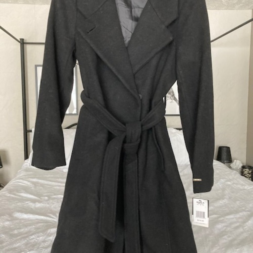9 WEST WOOL BLEND COAT SIZE M NWT